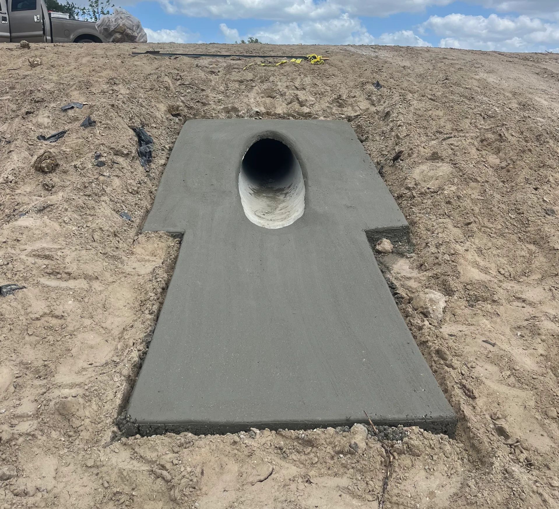 Residential Concrete Driveway Installation in a Tampa Neighborhood