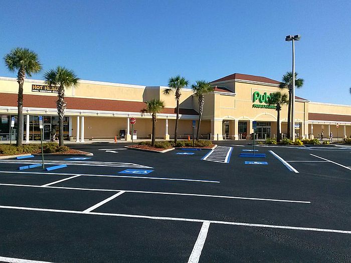 Professional parking lot striping services in Nokomis, FL